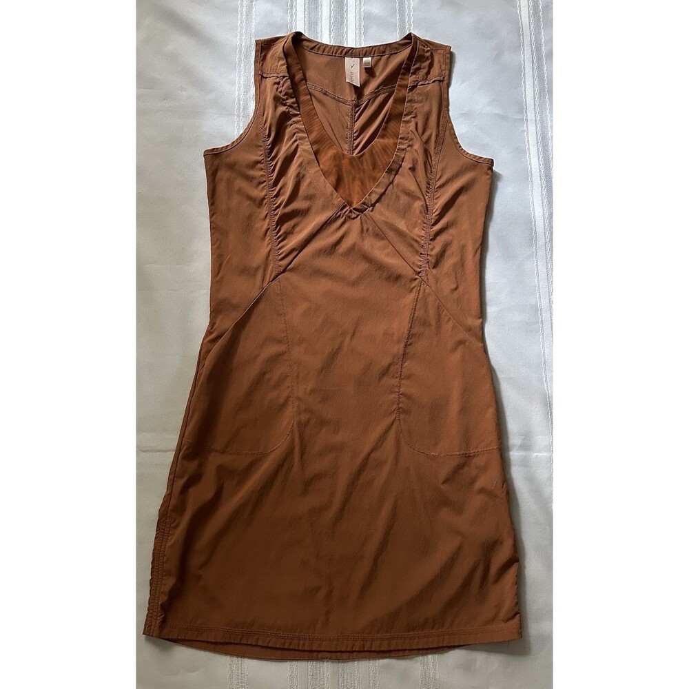 Indyeva Liike Dress Size S Rust Copper Orange / Terracota Hiking Athleisure EUC - Picture 7 of 15